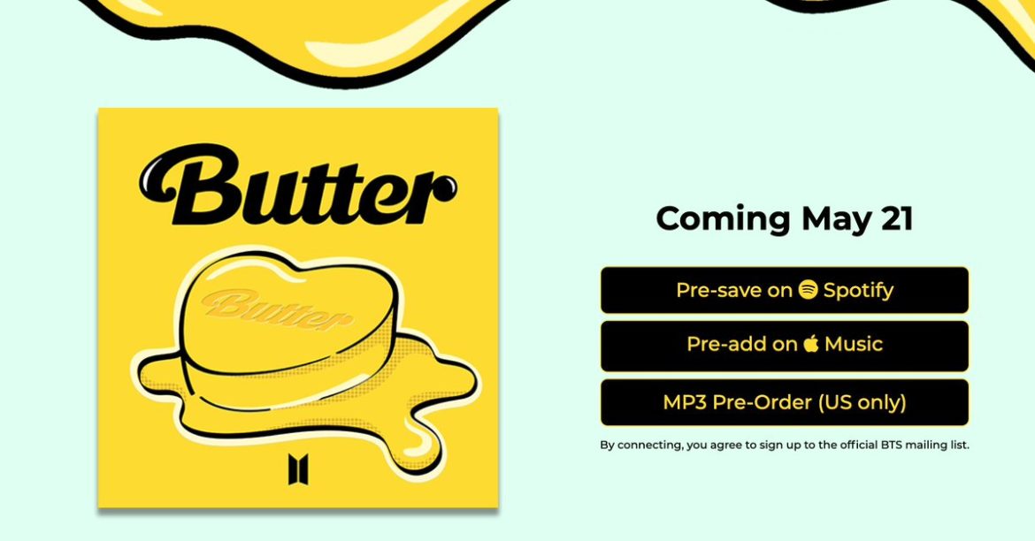 BTS ปล่อยตารางโปรโมตซิงเกิ้ลภาษาอังกฤษเพลงใหม่ “Butter”