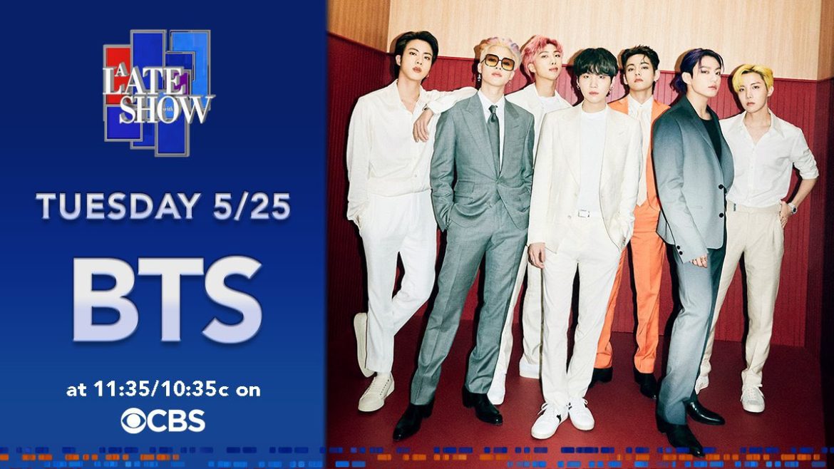 BTS จะไปออกรายการ The Late Show With Stephen Colbert วันที่ 25 พ.ค.นี้