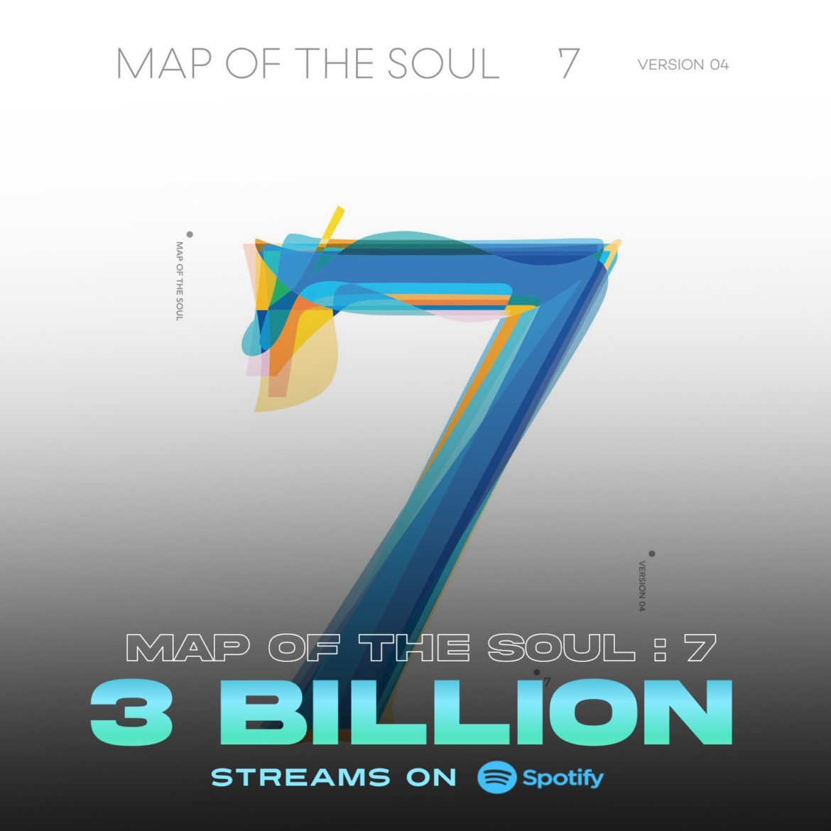 อัลบั้ม ‘MAP OF THE SOUL : 7’ มียอดสตรีมทะลุ 3,000 ล้านสตรีมบน Spotify