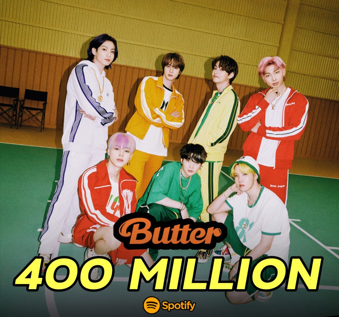 ทะลุไปอีก! เพลง ‘Butter’ มียอดสตรีมไปแล้ว 400 ล้านบน Spotify!