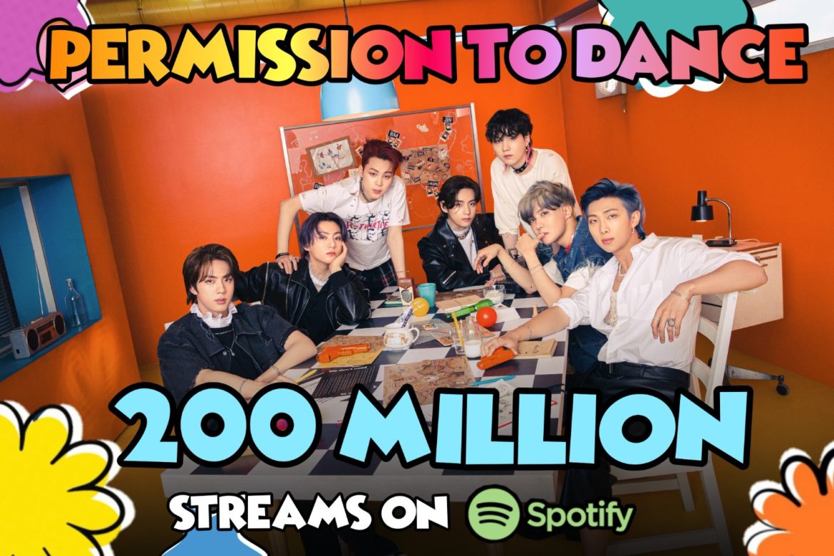 ‘Permission to Dance’ ยอดสตรีมรวม 200 ล้านบน Spotify เรียบร้อยแล้ว!