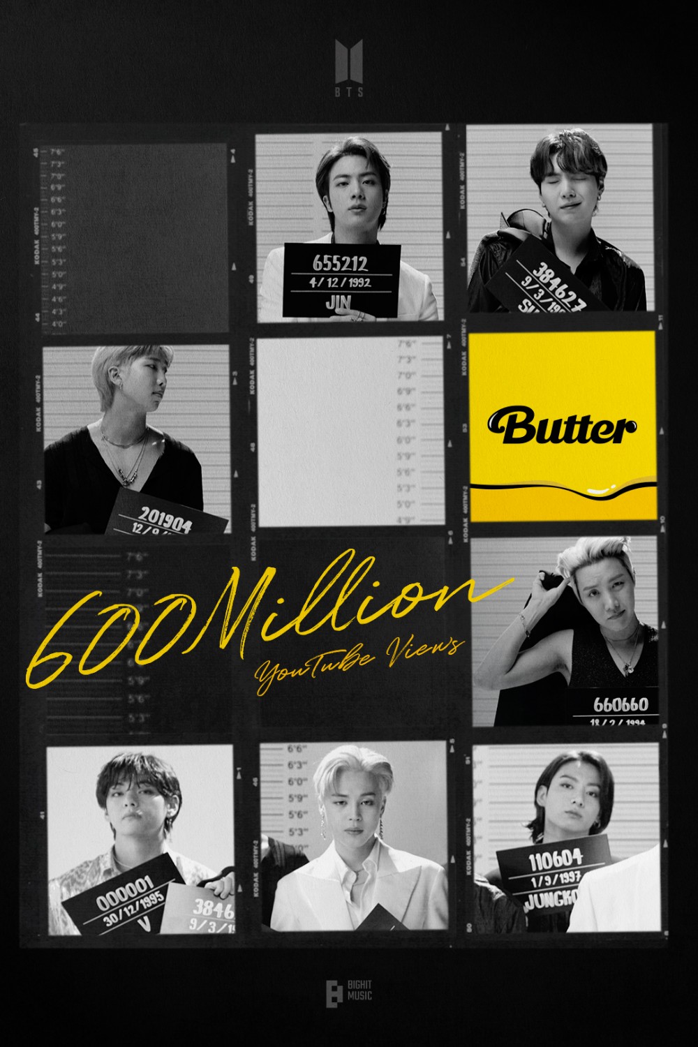 ‘Butter’ มียอดวิวรวมทะลุ 600 ล้านวิวใน Youtube เป็นที่เรียบร้อยแล้ว