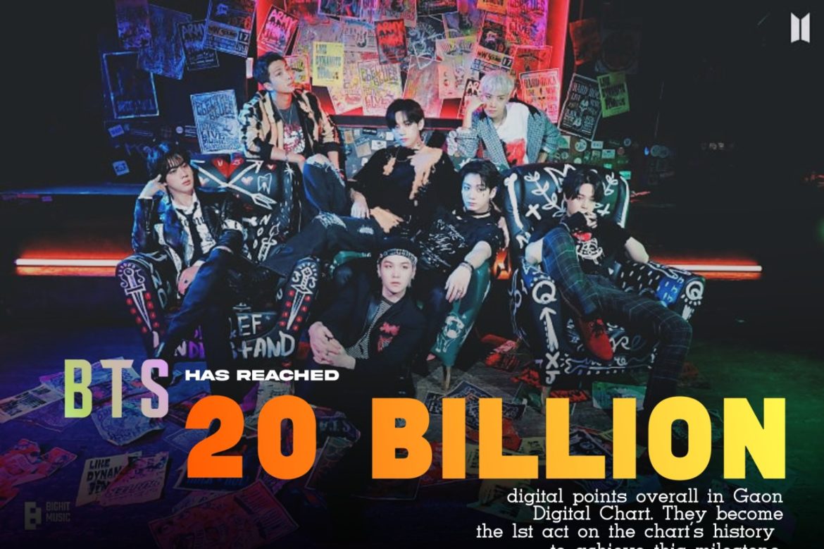 BTS กลายเป็นศิลปินรายแรกที่มียอดดิจิตอลทะลุ “2 หมื่นล้าน” บน Gaon