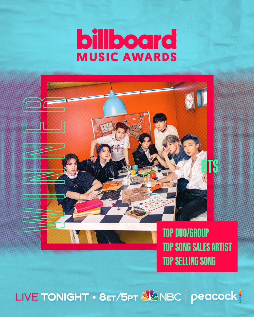BTS ชนะ 3 รางวัลในงาน Billboard Music Awards 2022