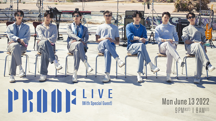 BTS บอยแบนด์ชื่อดังปล่อยภาพโปสเตอร์ทางการสำหรับ Live event ‘Proof’