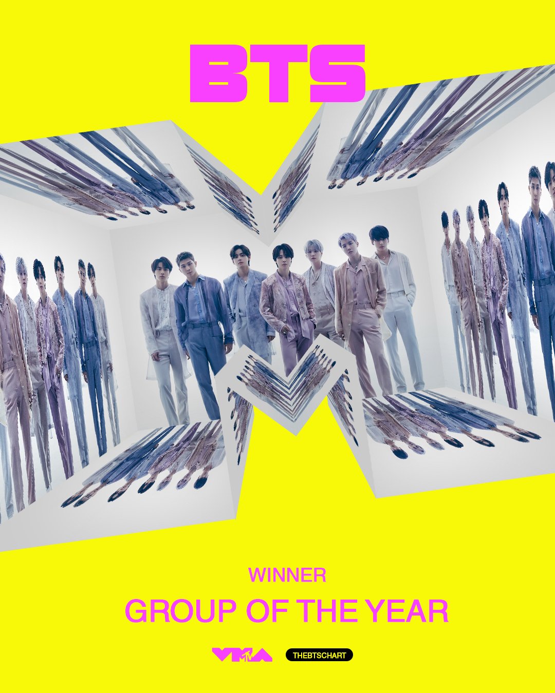 BTS ชนะรางวัล Group Of The Year งาน Video Music Awards 2022