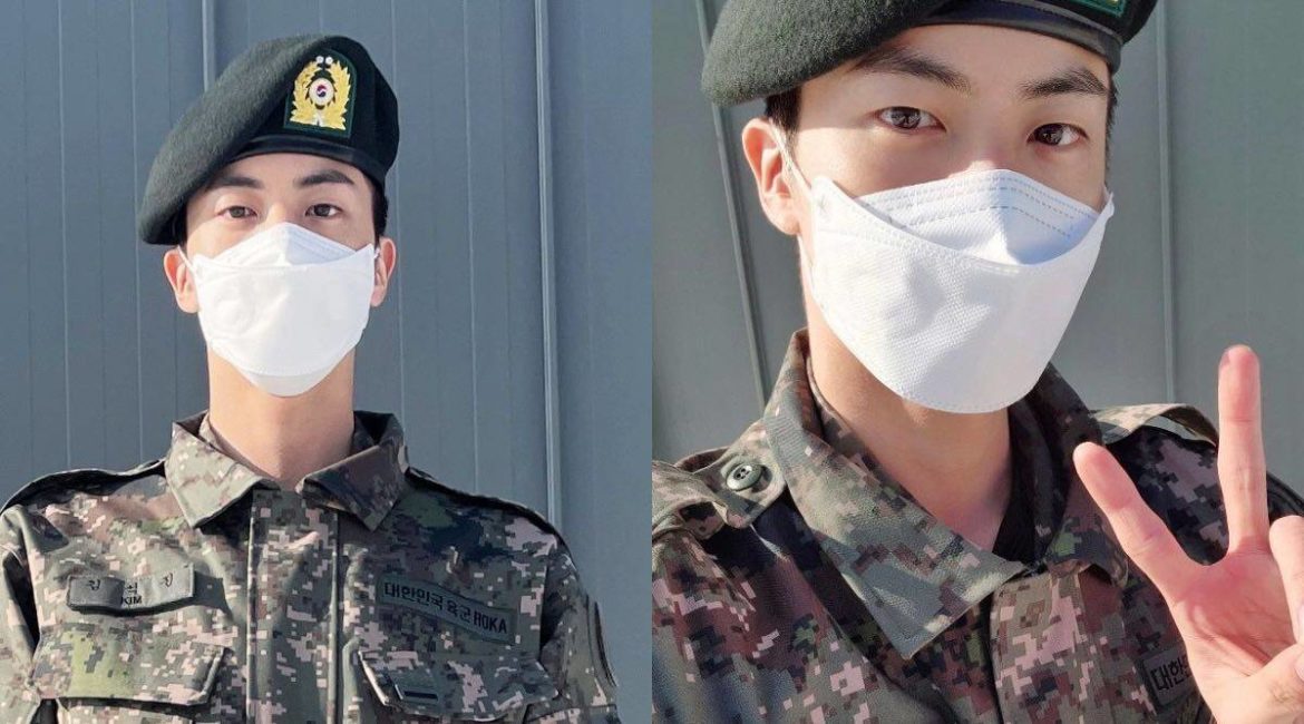 Jin BTS เสร็จสิ้นการฝึกทหารเบื้องต้น พร้อมเผยว่ากำลังสนุกกับการฝึกฝน